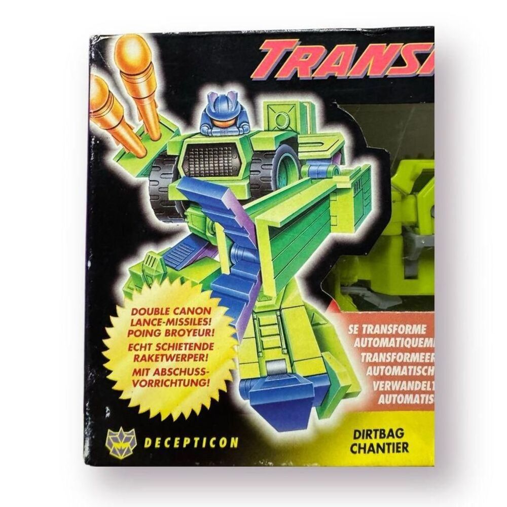 Transformers G2 Dirtbag Chantier Excavators Japan 1994 Super Rare BNWB‎ - Picture 3 of 7